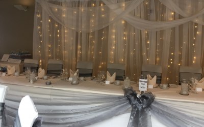 Sparkling Backdrop at The White Hart