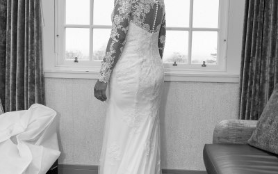 The Bride looking stunning prior to leaving for the Ceremony