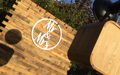 Rustic open Booth