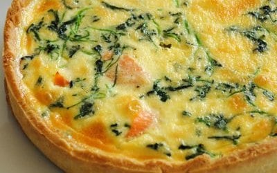 Smoked Salmon Quiche 