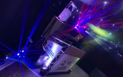 Silent Discomania full party package with DJ set up from wedding 