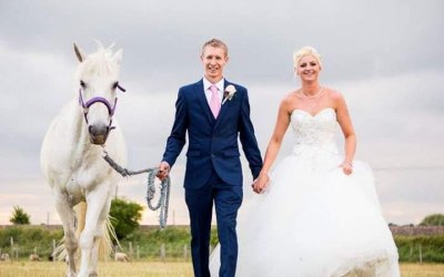 Our first bride and groom