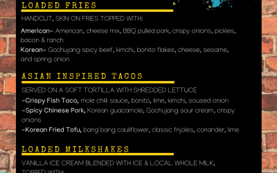 SAMPLE MENU only