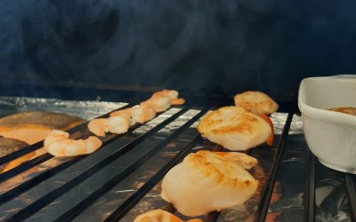 Ongoing Seafood smoking