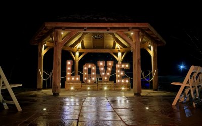 Rustic LOVE Outside