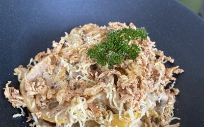Vegan Carbonara Tagliatelle