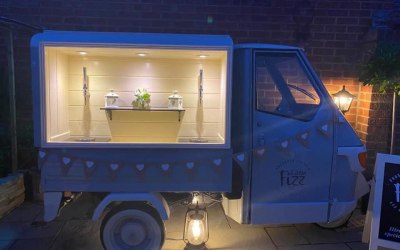 Night Time Outdoor Set-Up with Lights 