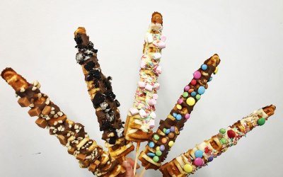 Waffles on Sticks