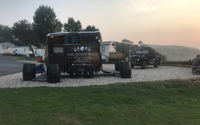 Outdoor Bar at Holiday Park.