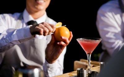 Garnishing a 'Cosmopolitan'