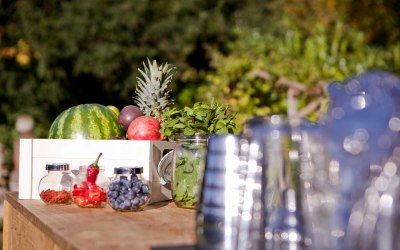 Fresh ingredients & garnishes for cocktails