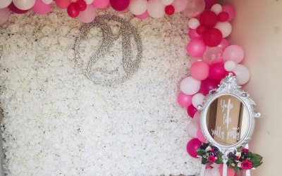 Flower Wall and Hoop