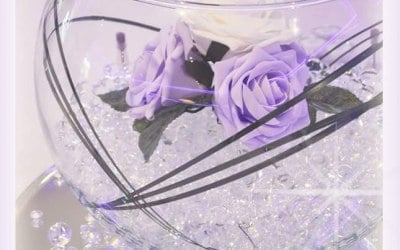 Stunning table centrepieces!