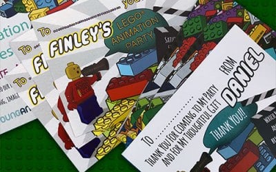 Personalised invites & thank you cards