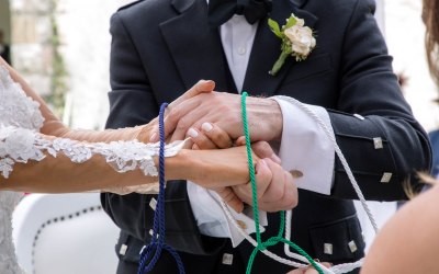 Handfasting ceremony