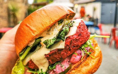 New Beets Burg- locally grown ingredients