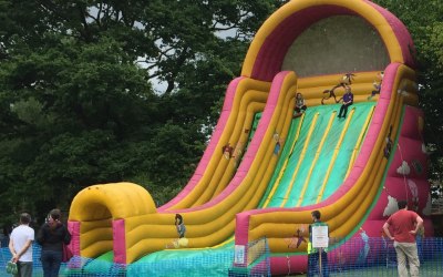 Quads N Castles 50 feet high slide