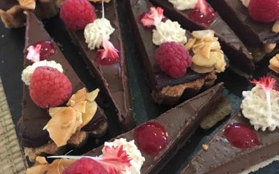 Chocolate midnight tart