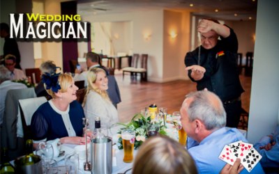 Close up Magician for weddings and private events 