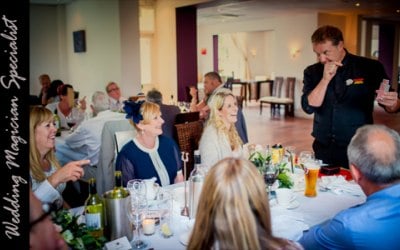Close up Magician for weddings and private events 