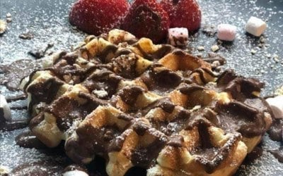 Tasty waffle 