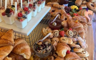 A wedding brunch table!
