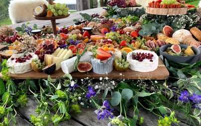 A grazing table filmed for ITV
