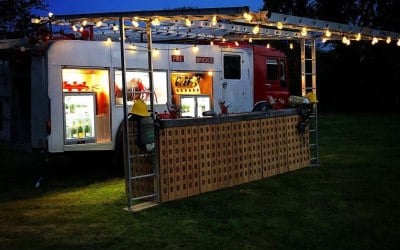 Set up at dusk