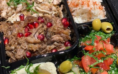 Mixed Shawarma Mezzo Box