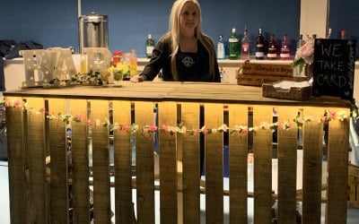 Full freestanding bar setup