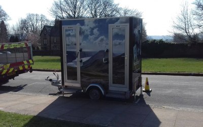1 + 1 Luxury toilet trailer 