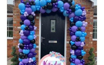 Fortnite Theme Balloon Arch