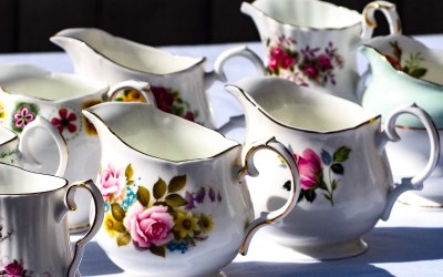 Beautiful milk jugs