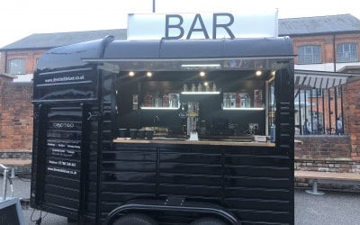 Horse trailer mobile bar