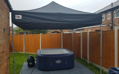 Hot tub no sides.