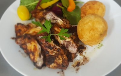 Chicken and potatoes