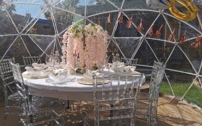 Geodome dining 