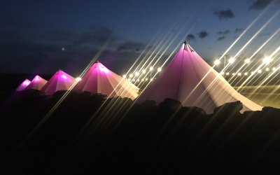 Incredible look, our bells with pink light ups.