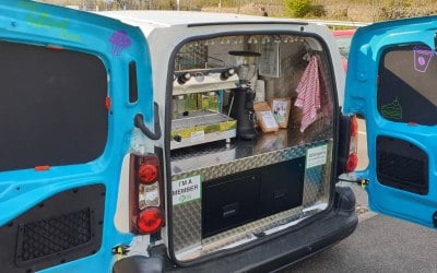 No need for external power so we can bring amazing coffee right to whichever corner of Yorkshire you may be hiding in!