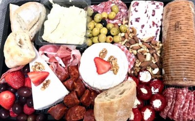 Sharing charcuterie platters 