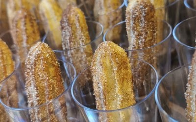 Mini filled churros. 