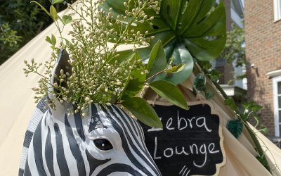 Bell tent lounge