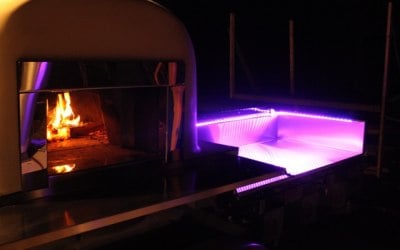 Mobile pizza oven - Lighting up your event Flame Wood Fired Catering 