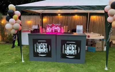 Wooden Logo Bar
