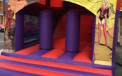 Superheroes Bounce n Slide Combo