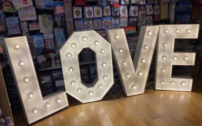 Light up LOVE Letters