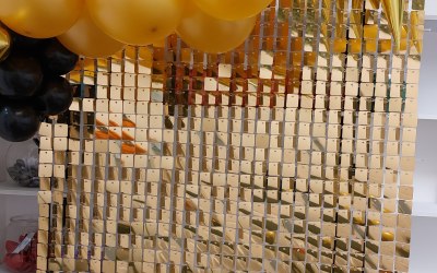 Gold Shimmer Panel
