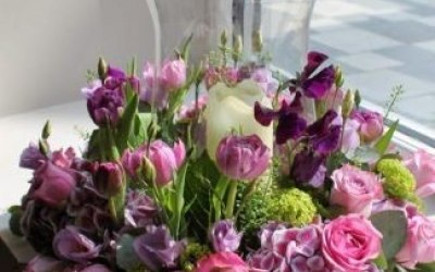 Hurricane Floral Decoration 