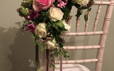 Pink Chair Decoration