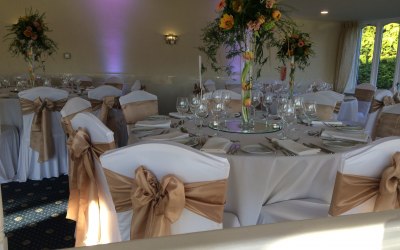 Gold Taffeta Sashes 